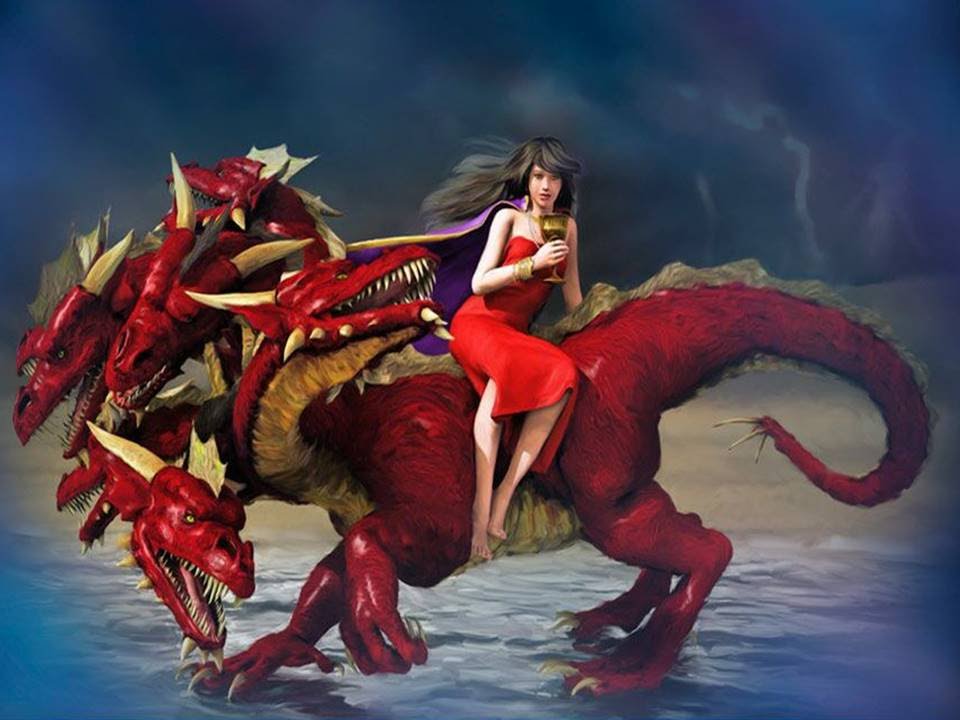 the woman riding the beast